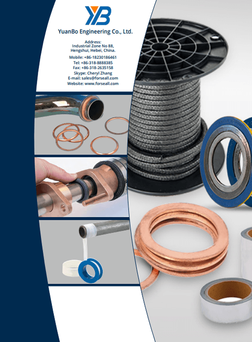 The full product brochure of sealing gaskets, tapes and packings.